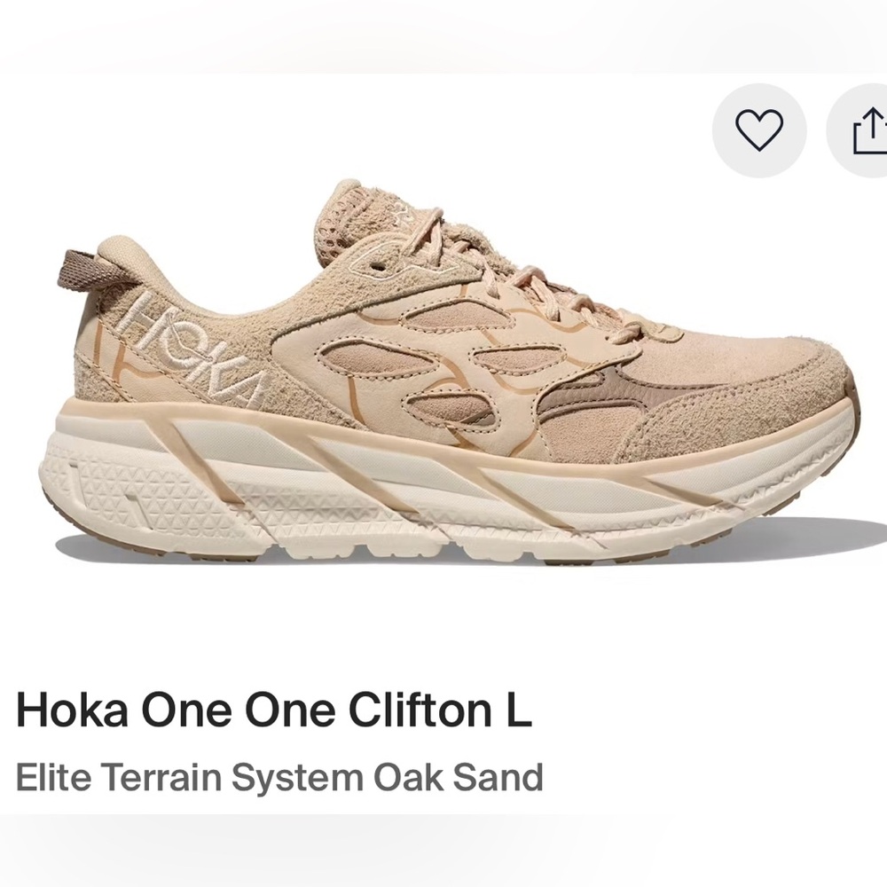 Hoka ( UNISEX )Oak Sand Women's Sneaker Excellent condition
